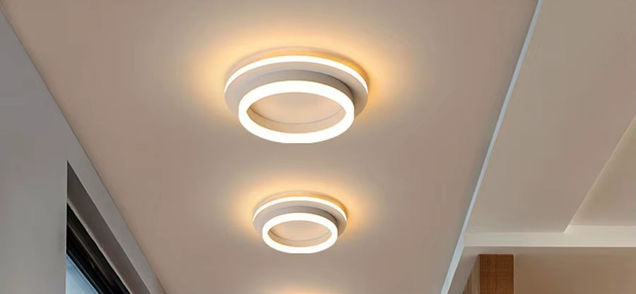Modern LED Chandelier Ceiling Light Dimmable – Acrylic Surface Mounted Lamp for Corridor, Hallway & Indoor Home Lighting