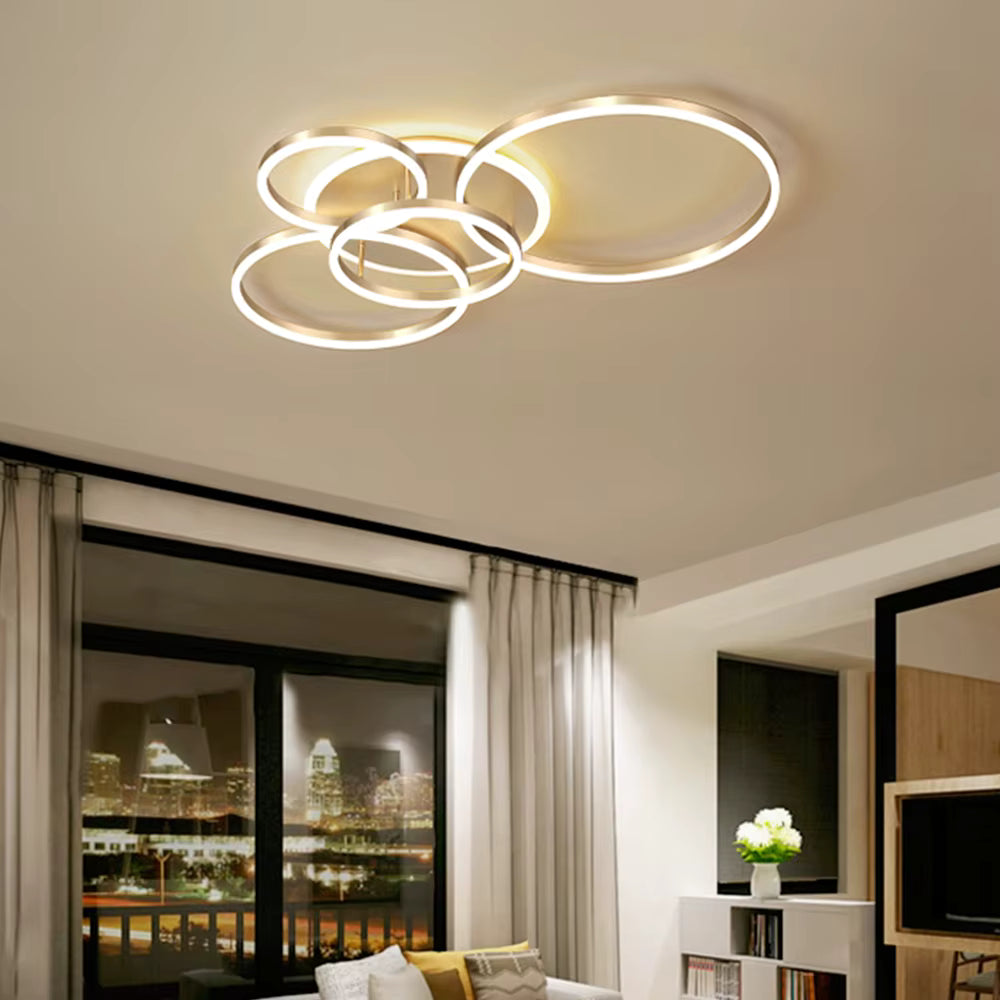 Modern LED Ceiling Chandelier Dimmable – Indoor Ceiling Lamp for Living Room, Study, Bedroom & Home Décor