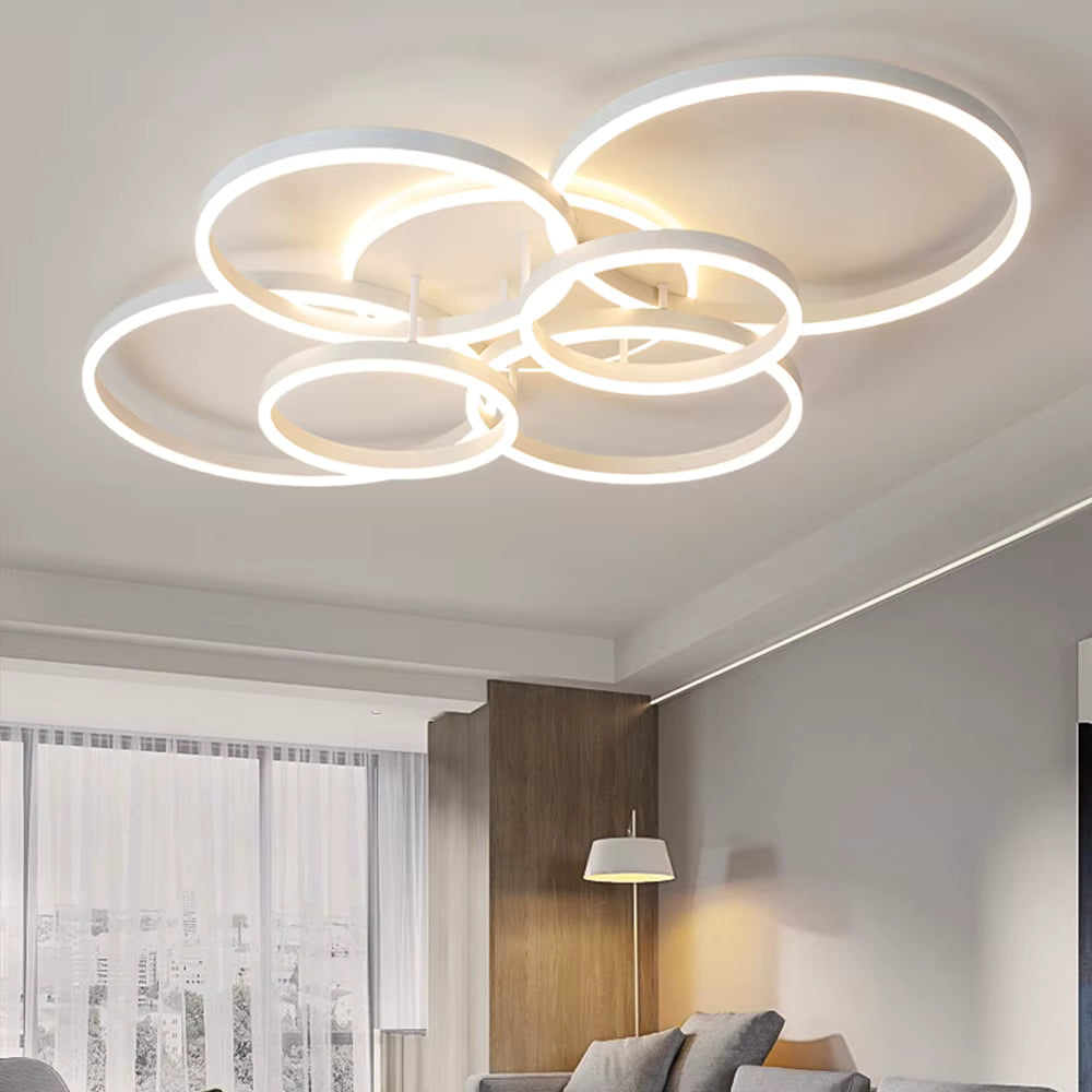 Modern LED Ceiling Chandelier Dimmable – Indoor Ceiling Lamp for Living Room, Study, Bedroom & Home Décor