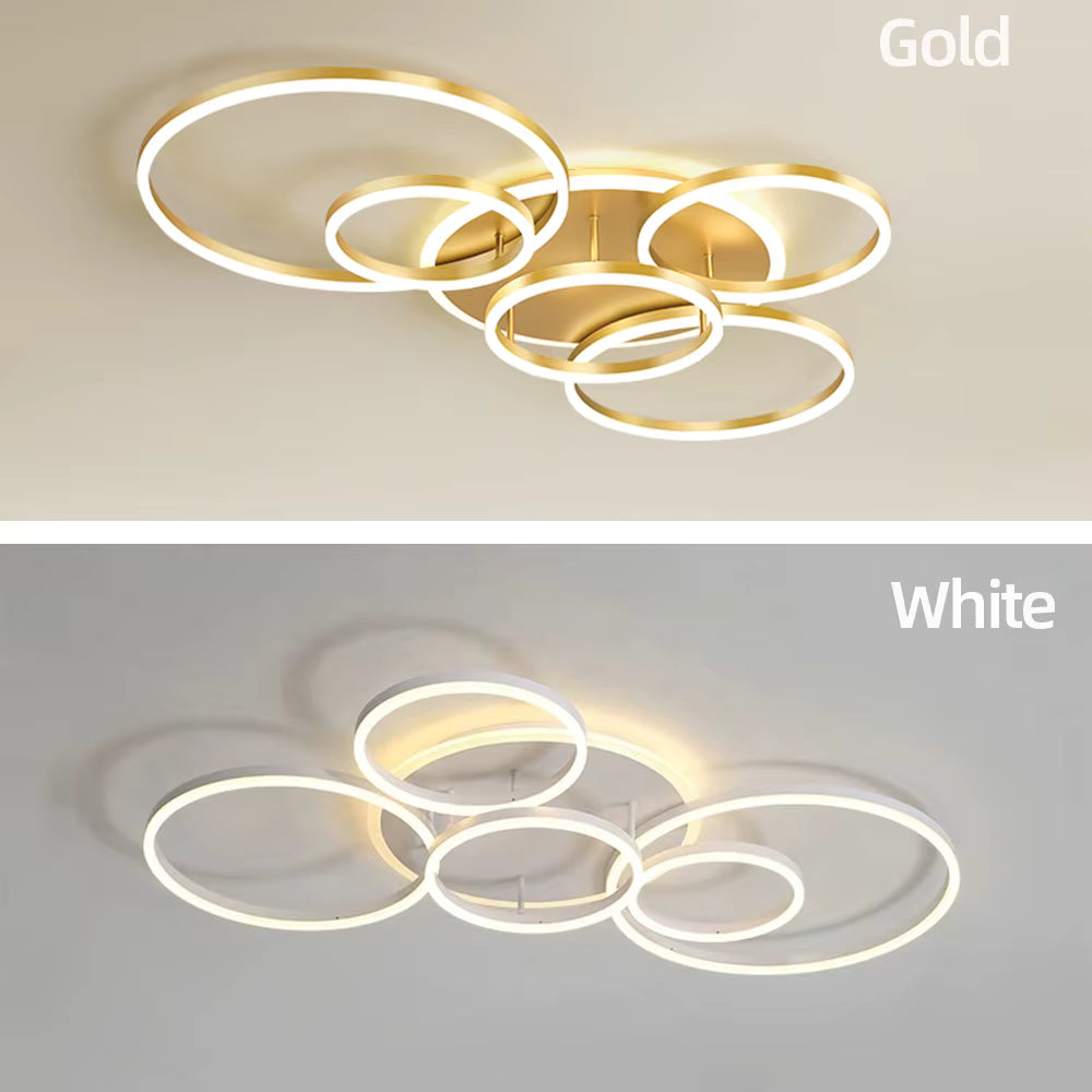 Modern LED Ceiling Chandelier Dimmable – Indoor Ceiling Lamp for Living Room, Study, Bedroom & Home Décor
