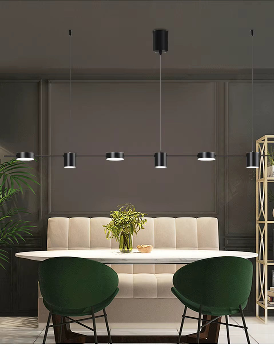 Modern LED Chandelier | Dimmable Ceiling Pendant Light for Living Room, Dining Table & Kitchen